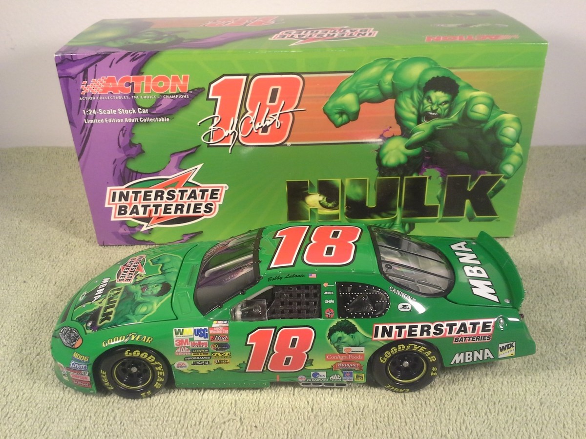 ホットウィール　NASCAR #18 Bobby Labonte Bobby Labonte 1999 NASCAR Racers Interstate Batteries #18