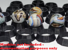Ring Displays for 3/4" and 1" Marbles and Spheres Pack of 10