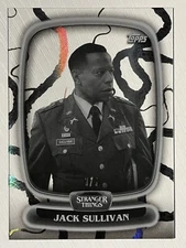 Jack Sullivan 2025 Topps Stranger Things High Tek Vines Printer Proof Black 1/1