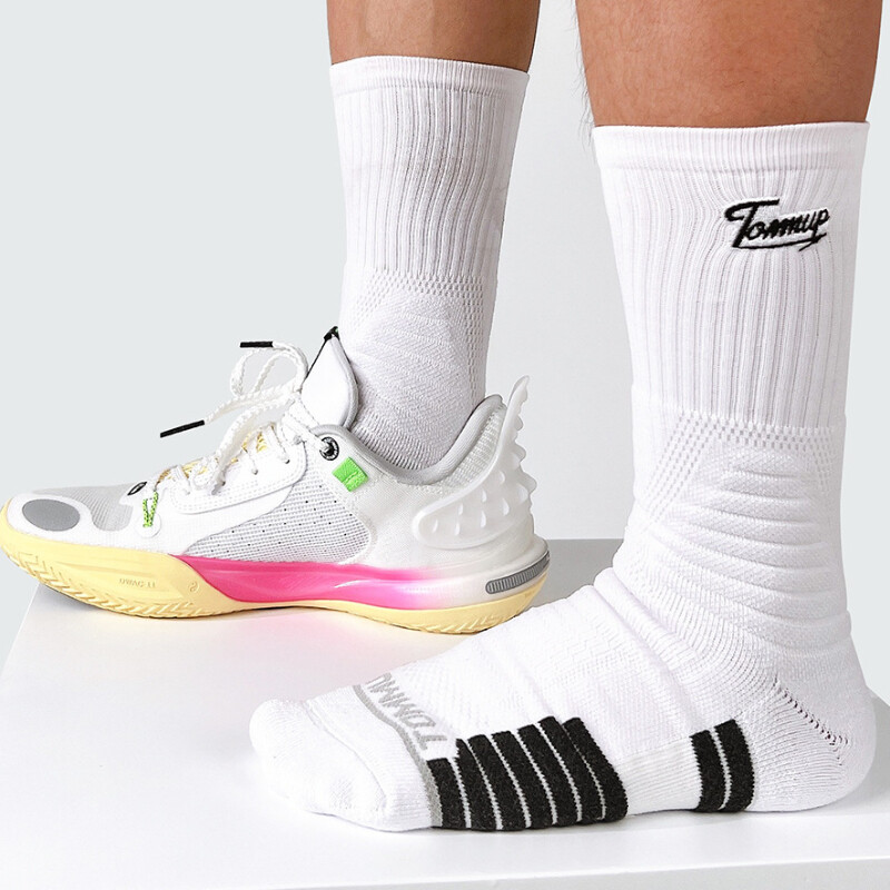 Men Socks Athletic Socks Sports Cycling Basketball Soccer Socks for Men