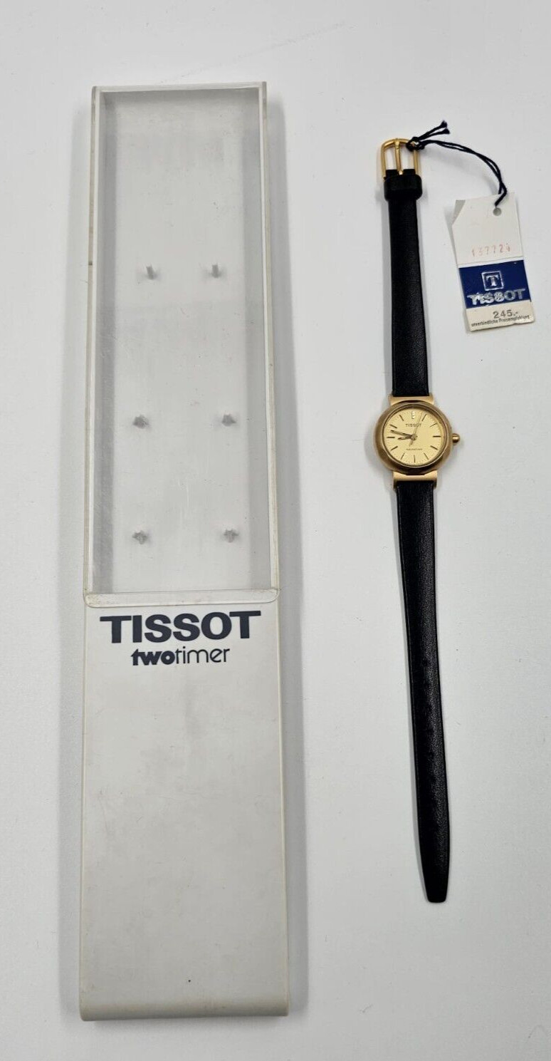 Tissot Seastar N401 Armbanduhr Gold Analog Quarzuhr Schweiz 30M Sammler ✅