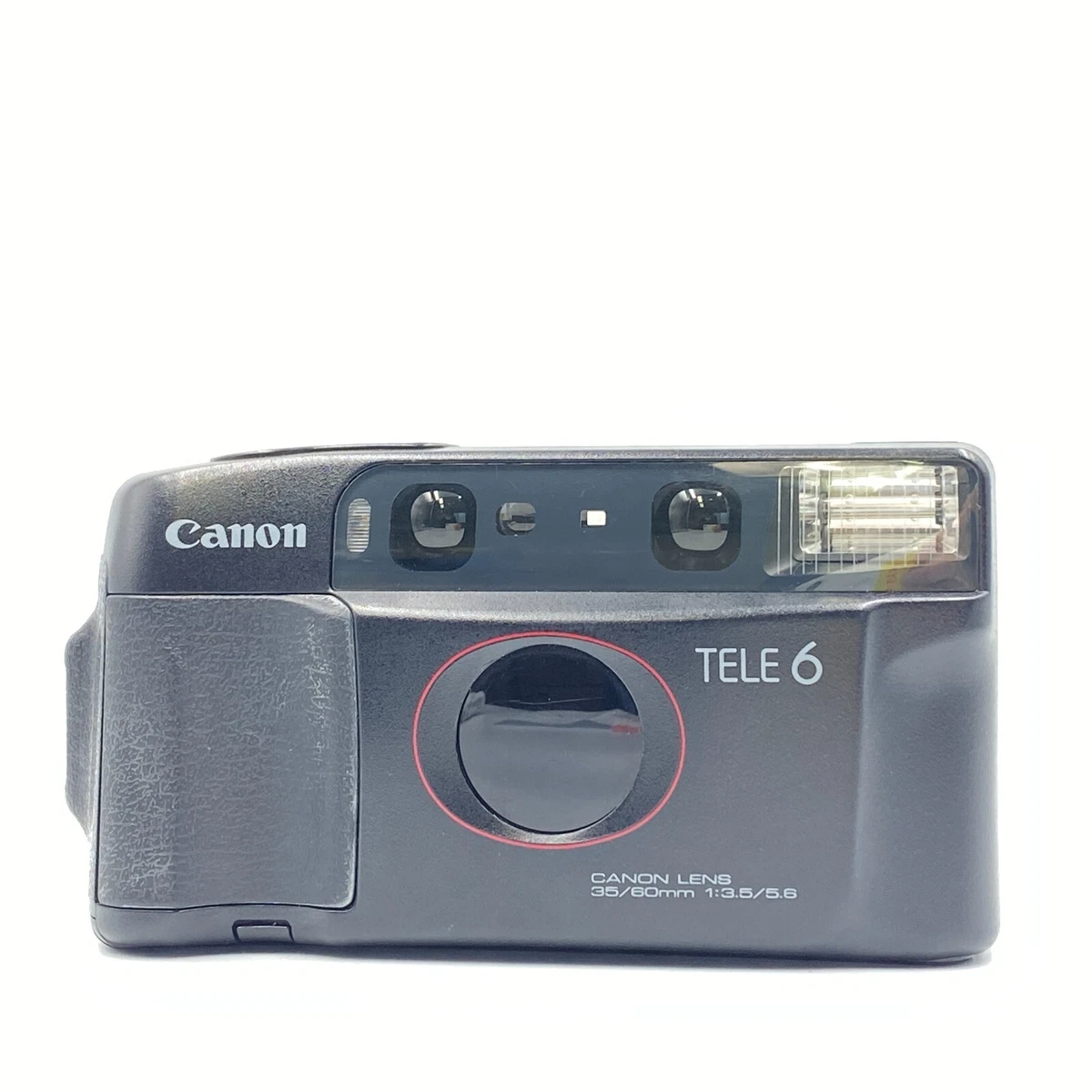 EXC+* Canon Autoboy Tele 6 Date Black Point & Shoot 35mm Film