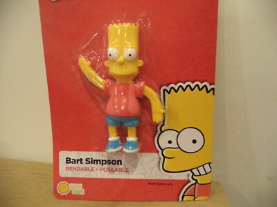The Simpsons Bart Simpson Bendable Figure Bend-Ems Sunny Days NJ