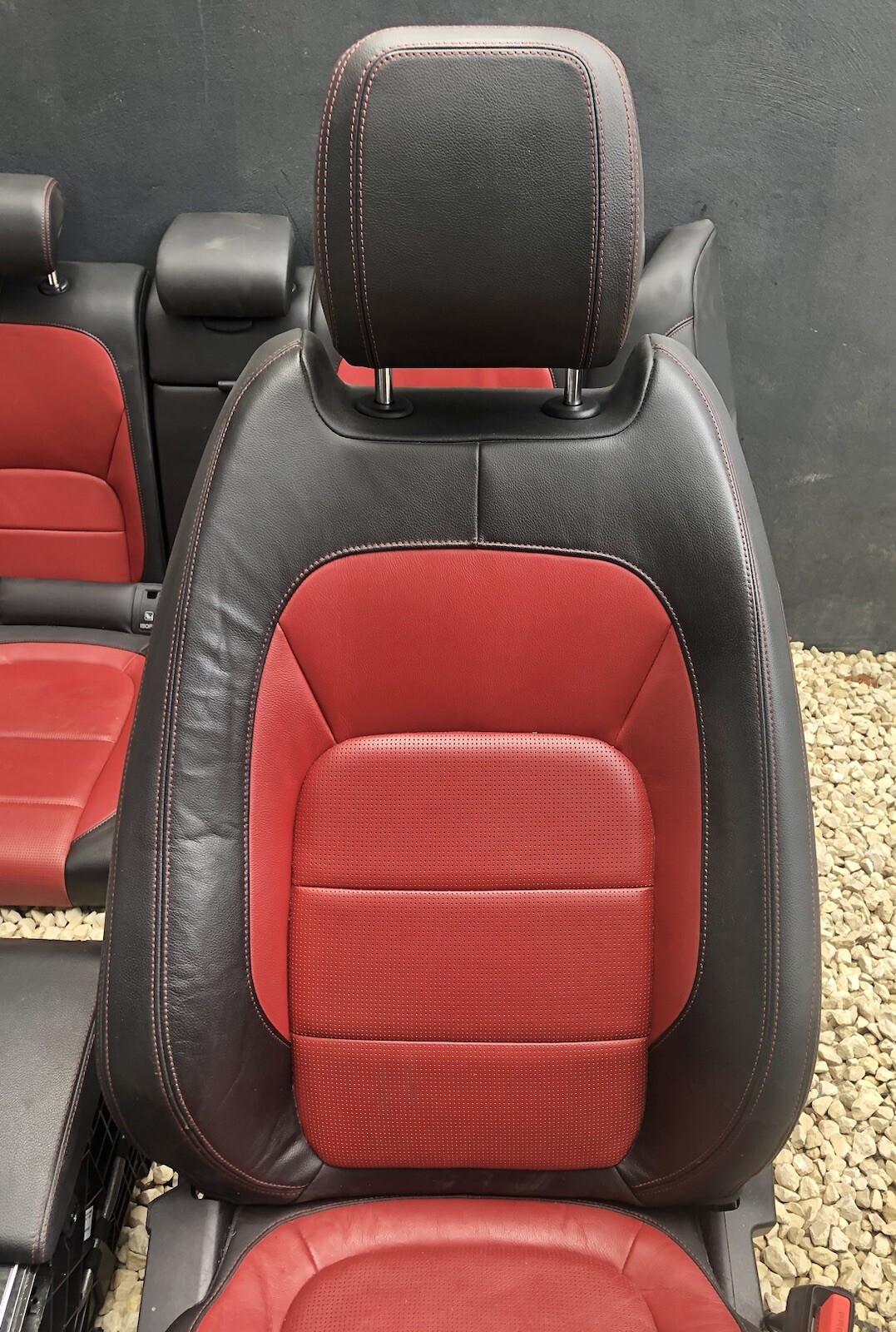 201519 JAGUAR XE X760 R SPORT FULL RED & BLACK LEATHER HEATED INTERIOR