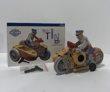 Harley Davidson Motorcycles 1950's Tin Toy Sidecar Reproduction In Box, Xonex