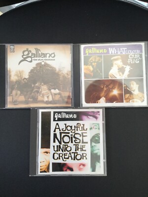 GALLIANO - WHAT COLOUR OUR FLAG+THE PLOT THICKENS+ JOYFUL NOISE UNTO THE CREATOR