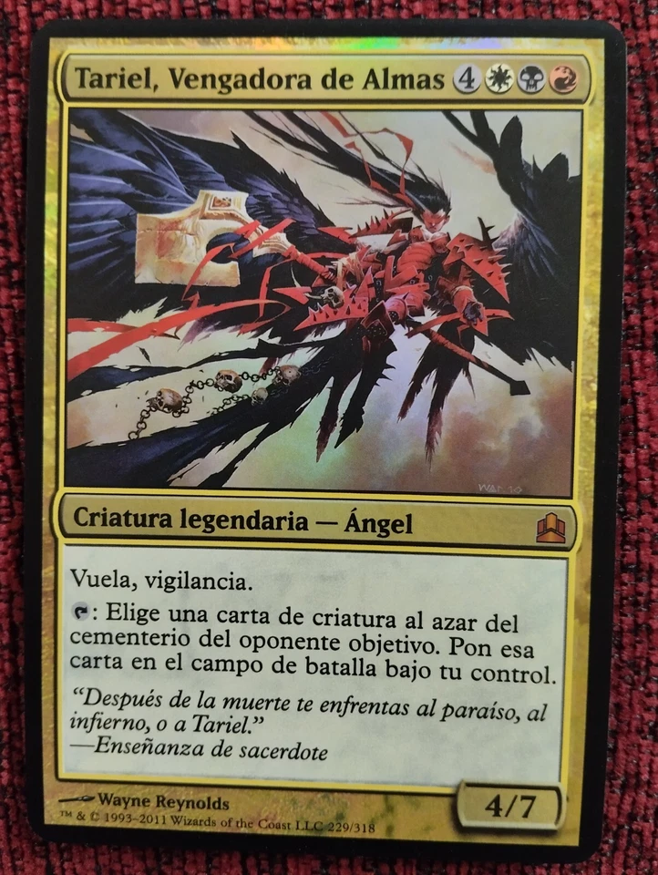 MTG TARIEL, RECKONER OF SOULS (Tariel, Vengadora de Almas) OVERSIZED FOIL WOTC - Image 3 of 4