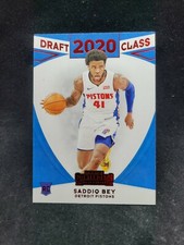 Saddiq Bey 2020-21 NBA Panini Contenders Draft Class 2020 #6 Red Parallel