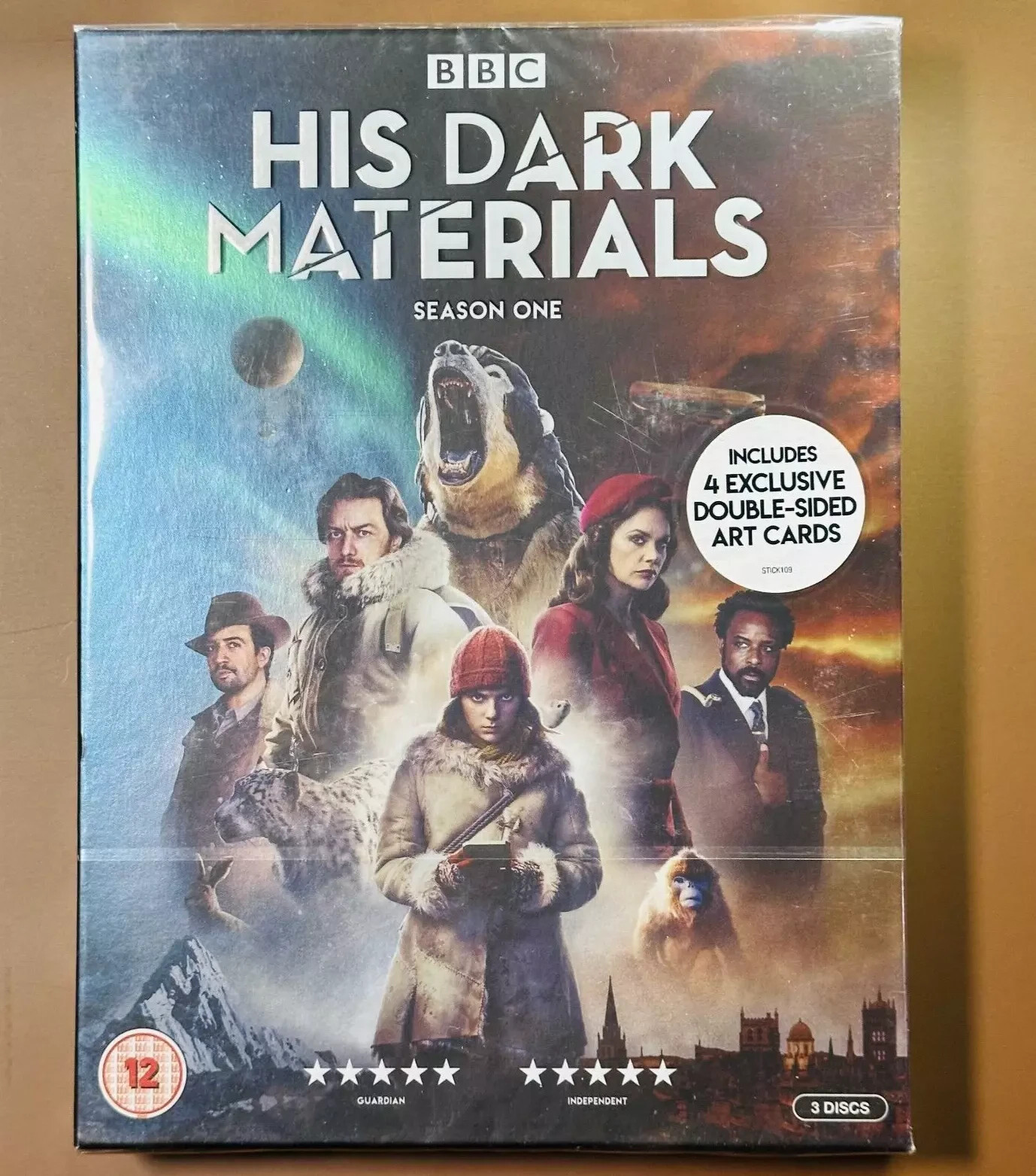 His Dark Materials - Season 1 DVD (Includes 4 Art Cards) (New and Sealed)