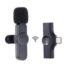Wireless Lavalier Microphone USB C for Android Phone Live Streaming Interview