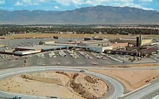 NM~NEW MEXICO~ALBUQUERQUE~WINROCK MALL~AERIAL VIEW~C.1964