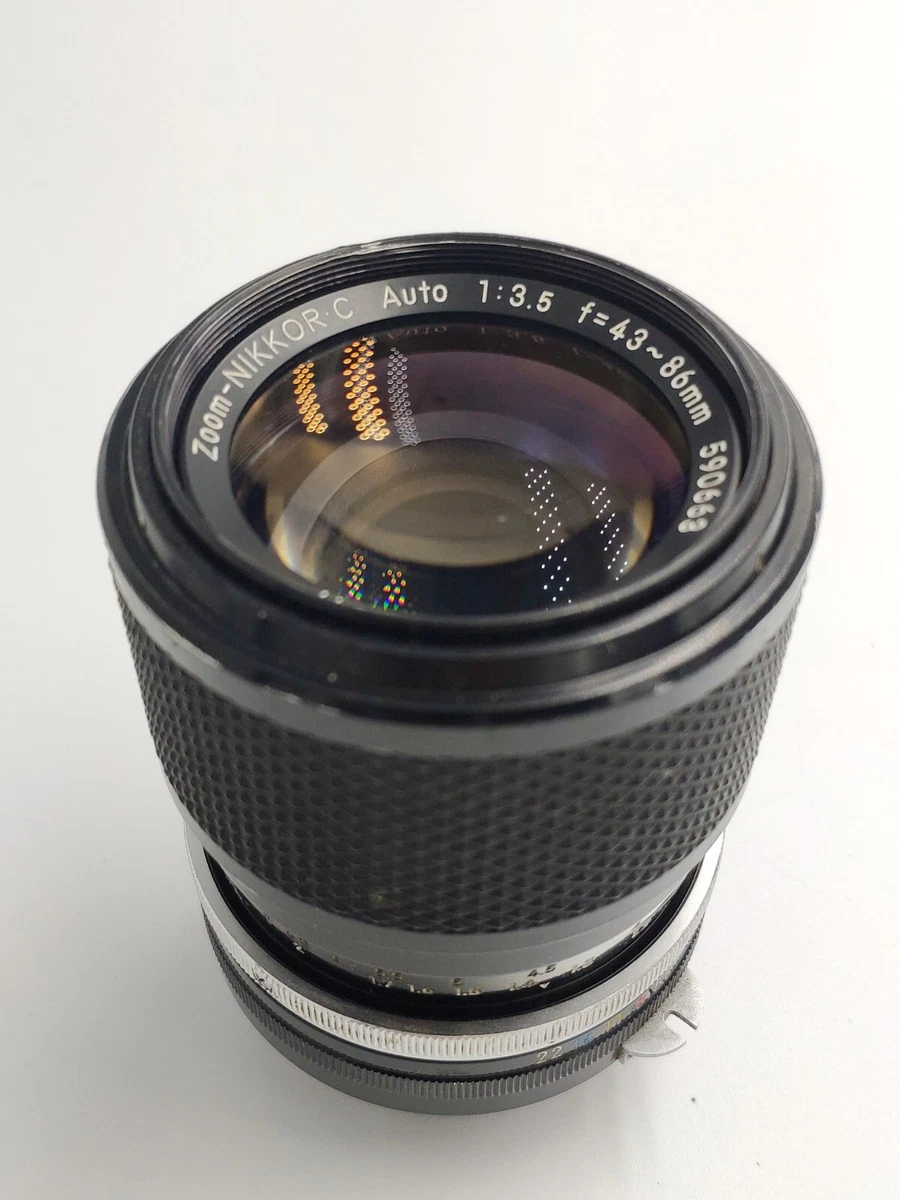 Nikkor f/3.5 Camera Lenses 43-86mm Focal for sale | eBay