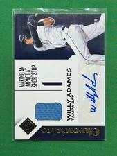 2017-18 Panini Chronicles Signature Swatches Gold #CSS-WA Willy Adames /99