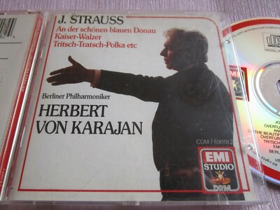 Strauss Karajan An Der Schönen Blauen Donau·Kaiser Waltz·Tritsch-Tratch Polka CD