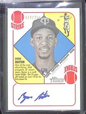2015 51 Heritage Collection Redback Autograph H51A-BB Byron Buxton No 122 of 250
