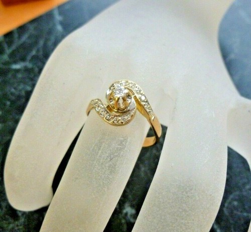 Bague tourbillon or 18 K