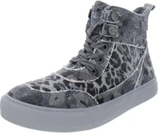 Blowfish Malibu Upland Womens High Top Sneakers Dark Gray Peppercorn Camouflage