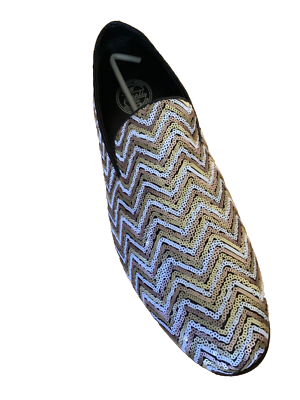 MEN\'S AMALI SEQUIN PATTERN. SLIP ON DRESS SHOE Amazon.com | Amali The Original Men main image 3