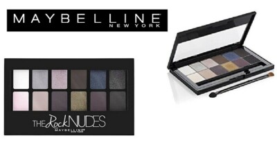 Maybelline The Rock Nudes Lidschatten Palette & Applikator - 9,6g Geschenkidee