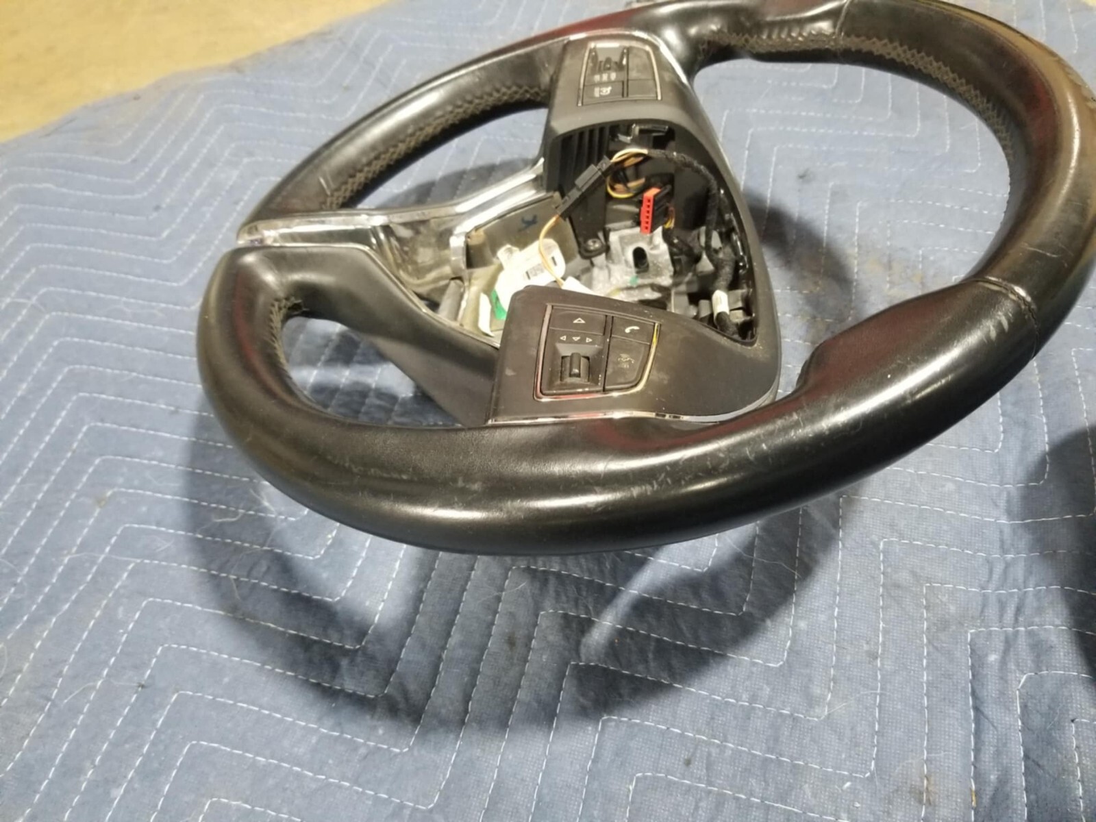 14-20 Maserati Ghibli S M157 Steering Wheel Black 670044602 OEM #85