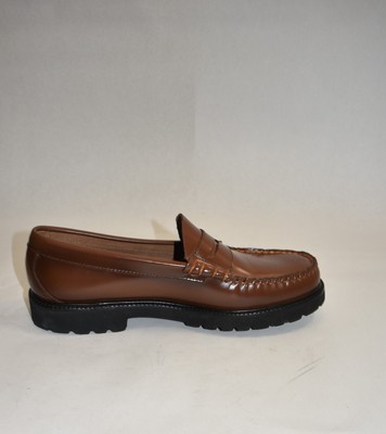 New! G.H. BASS Larson Lug Sole Contrast Penny Loafer Honey Brown Size 9 DD285 s-l1200.jpg main image 3