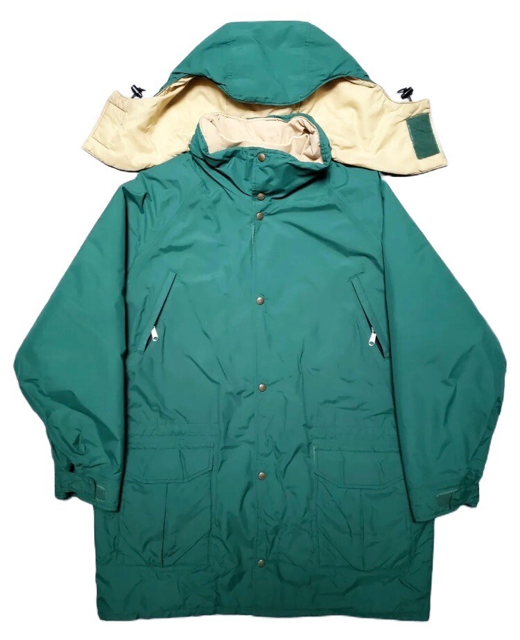 Vintage LL BEAN PARKA MAINE WARDENS Gortex USA Green Tan Vintage LL BEAN PARKA MAINE WARDENS Gortex USA Green Tan