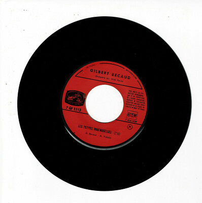 Gilbert BECAUD 45 Runden 7'' PETITES MAD'MASELLES -..TU ATTENDS LA Juke Box 1113