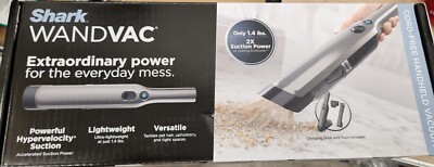 Wandvac Shark Portable Cordless Vacuum w/ Charging Station Black Very Used