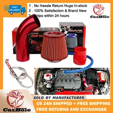 3'' Car Cold Air Intake Filter Induction Pipe Power High Flow Hose System Kit US