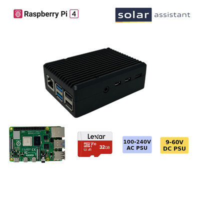 Solar Assistant Raspberry Pi 4 32GB Online Monitoring Solar Wechselrichter