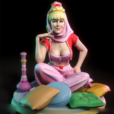1/8 1/6 I Dream of Jeannie 3D Print GK Figure Model Kit Unpainted Unassembled GK