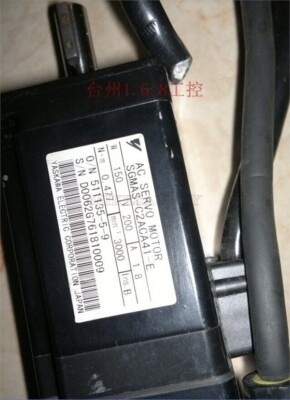 Used 1Pcs Yaskawa Ac Servo Motor SGMAS-C2ACA41-E Plc Module bb