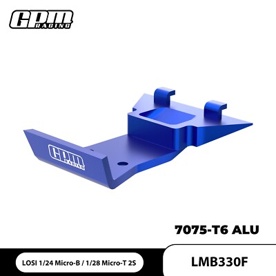 GPM 7075 Alloy Front Skid Plate Bumper For LOSI 1/24 Micro-B / 1/28 Micro-T 2S
