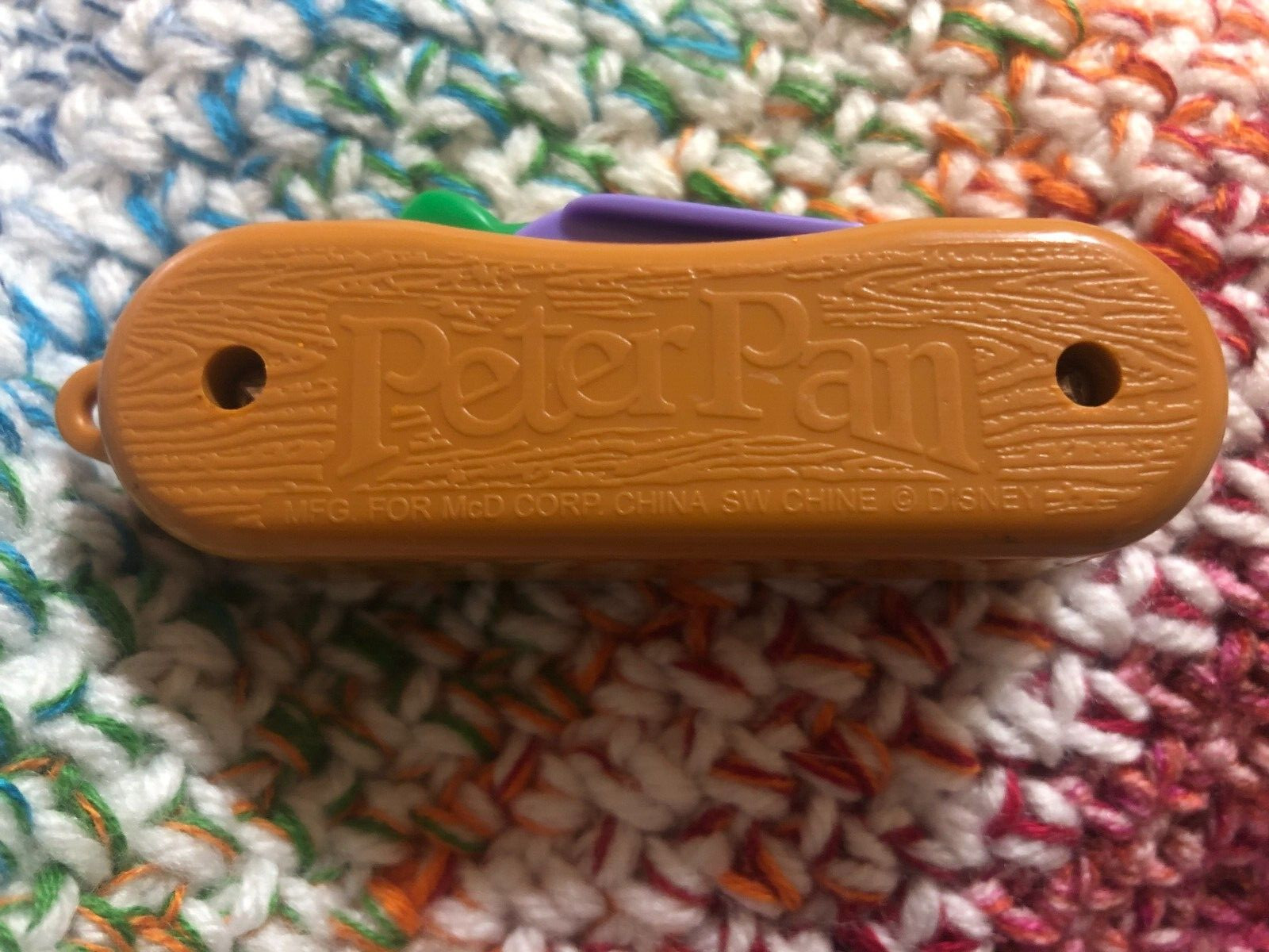 McDonalds Happy Meal 1998 Peter Pan Neverland Activity Tool Pocket Knife #5 3"