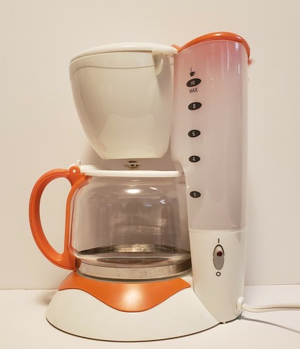 Kalorik Sunny mañana Naranja 10 taza cafetera, brillante color de cocina de  la diversión | eBay