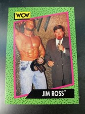 1991 Impel WCW Jim Ross #156 Rookie RC HOF