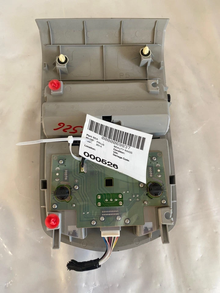 2014 丰田 PRIUS 混合头顶内部控制台圆顶地图灯内灯 J — 第 3/4 张图片