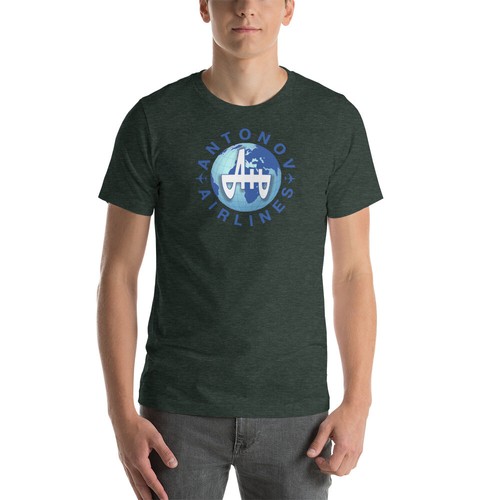 Antinov Airlines Short-Sleeve Unisex T-Shirt - Picture 2 of 9
