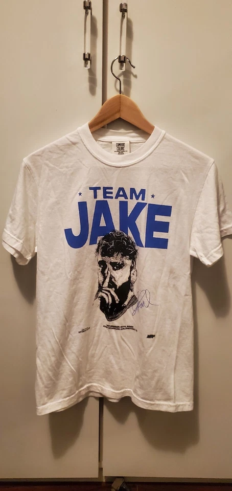 Camiseta Jake Paul VS Mike Tyson de NY Fanatics Show 1 de 1000 - Talla Pequeña Foto 2 de 4