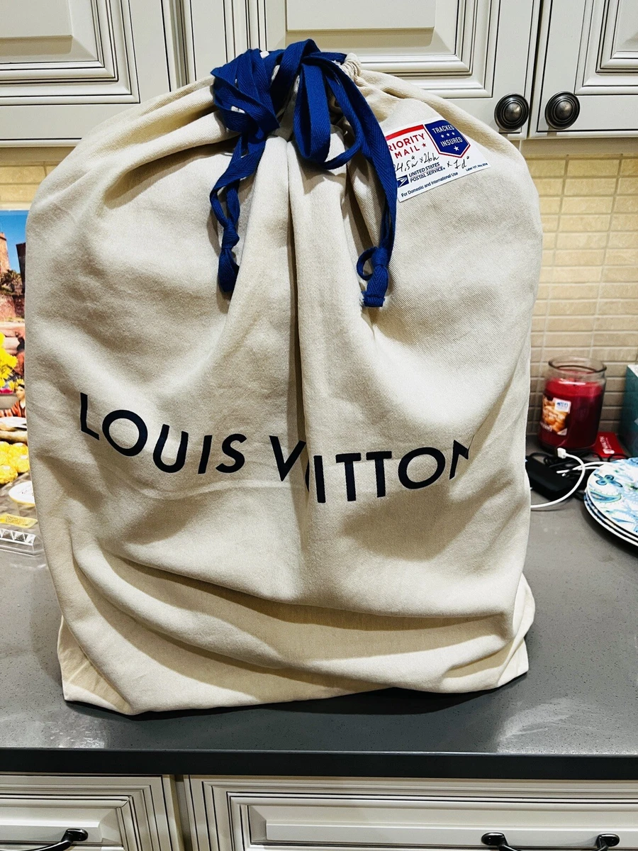 large louis vuitton dust bag