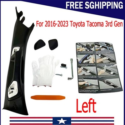 For 2016-2023 Toyota Tacoma 3rd Gen Left Driver Side Black A-Pillar Grab Handle