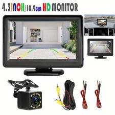 Car Rear View Backup Camera Reverse HD Parking Night Vision and 4.3" Monitor Kit