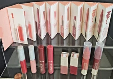 CLINIQUE 8PC SET LIP VAULT Chubby Stick POP COLOUR PRIMER  Almost Lipstick GLOSS