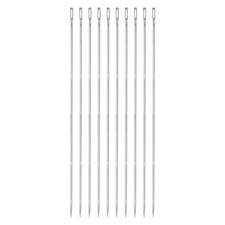 10pcs 10 Inch Upholstery Needles Stainless Steel Large Eye Stitching Needles