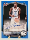 Topps 2025-26 Bowman Basketball 1st Bowman Caleb Wilson Auto PA-CL #049/150