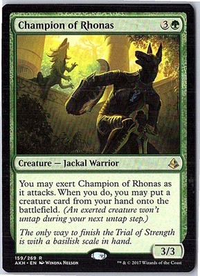 Champion of Rhonas Amonkhet 159 Near Mint