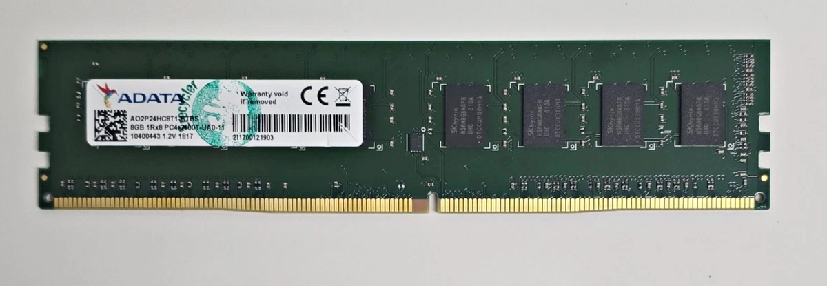 ADATA DDR4 SDRAM 8 GB Capacity per Module Memory (RAM) for sale | eBay
