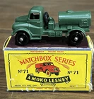 Vintage Matchbox Lesney #71 Austin Army 200-gallon Water Truck W/Box - 1959 Mint