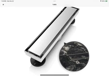 WEBANG 12 Inch Linear Shower Drain Rectangular Floor Drain with Accessories R...