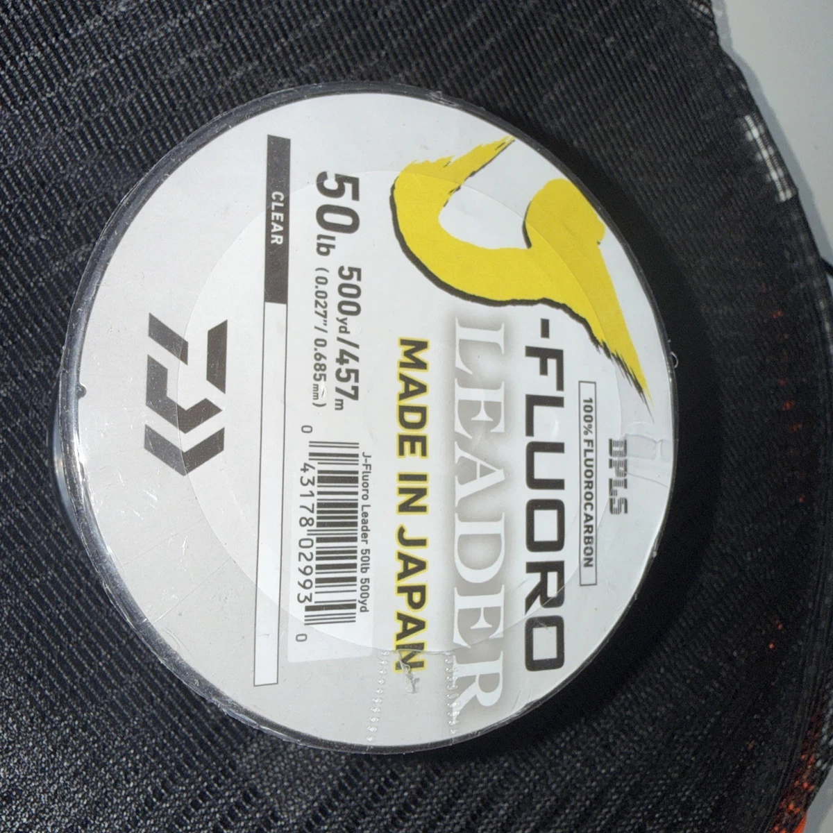 Rigged and Ready Infinite Fluorocarbon - Lenza da pesca Fluoro da 1,8 kg, 50 m, praticamente invisibile, diametro basso = più morsi, acqua dolce e salata